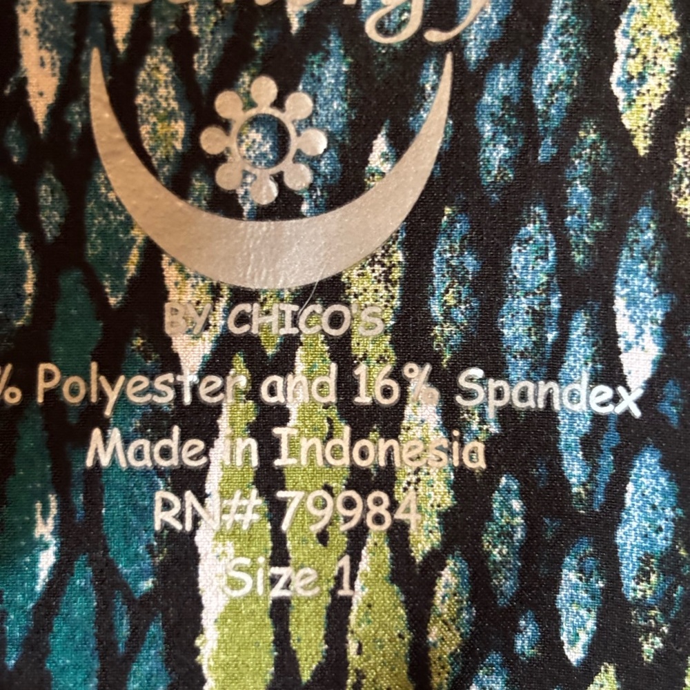 Chico's Multicolor Patterned Lightweight Jacket - image 2